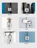1.1s Fast Fingerprint Padlock Smart Lock with 11 User Capacity Zinc Alloy Lock for Gym School Outdoor
