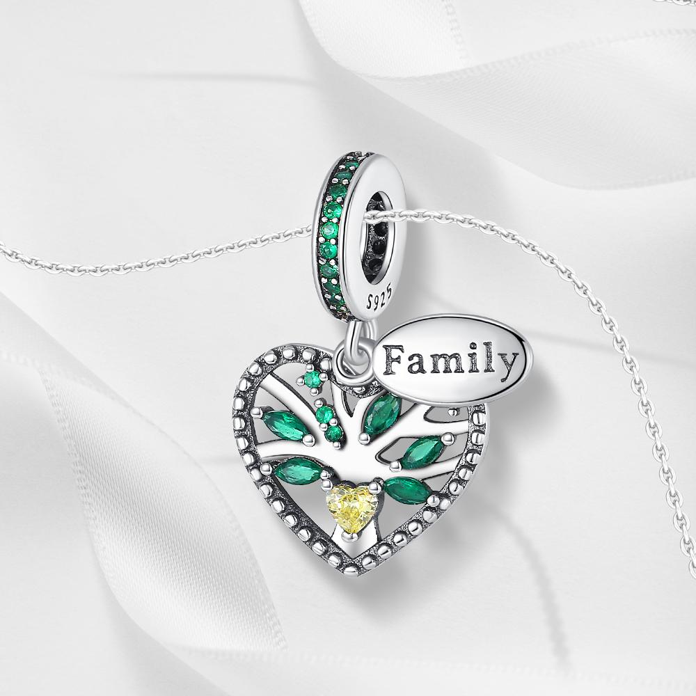 Authentic Copper Colors Heart Puzzle Tree Fit Arm Bracelet Sparkling Charms Copper Colors Authentic Bracelet For Jewelry Producing