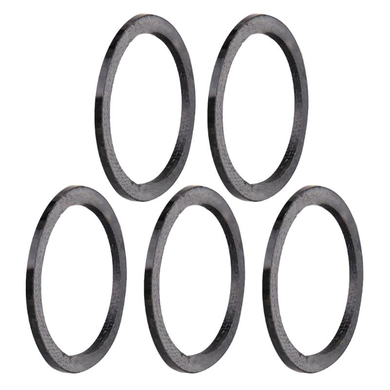 5Pcs Bicycles Headset Spacer Bike Front Stem Fork Washer for Mountain, Road Bike