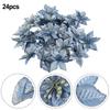 Shiny Artificial Poinsettia Flowers 524PCS for Christmas Decoration