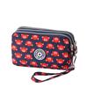 Durable Three Layers Coin Purse Large Capacity Zipper Coin Bags Oxford Cloth Waterproof Pouch Purse