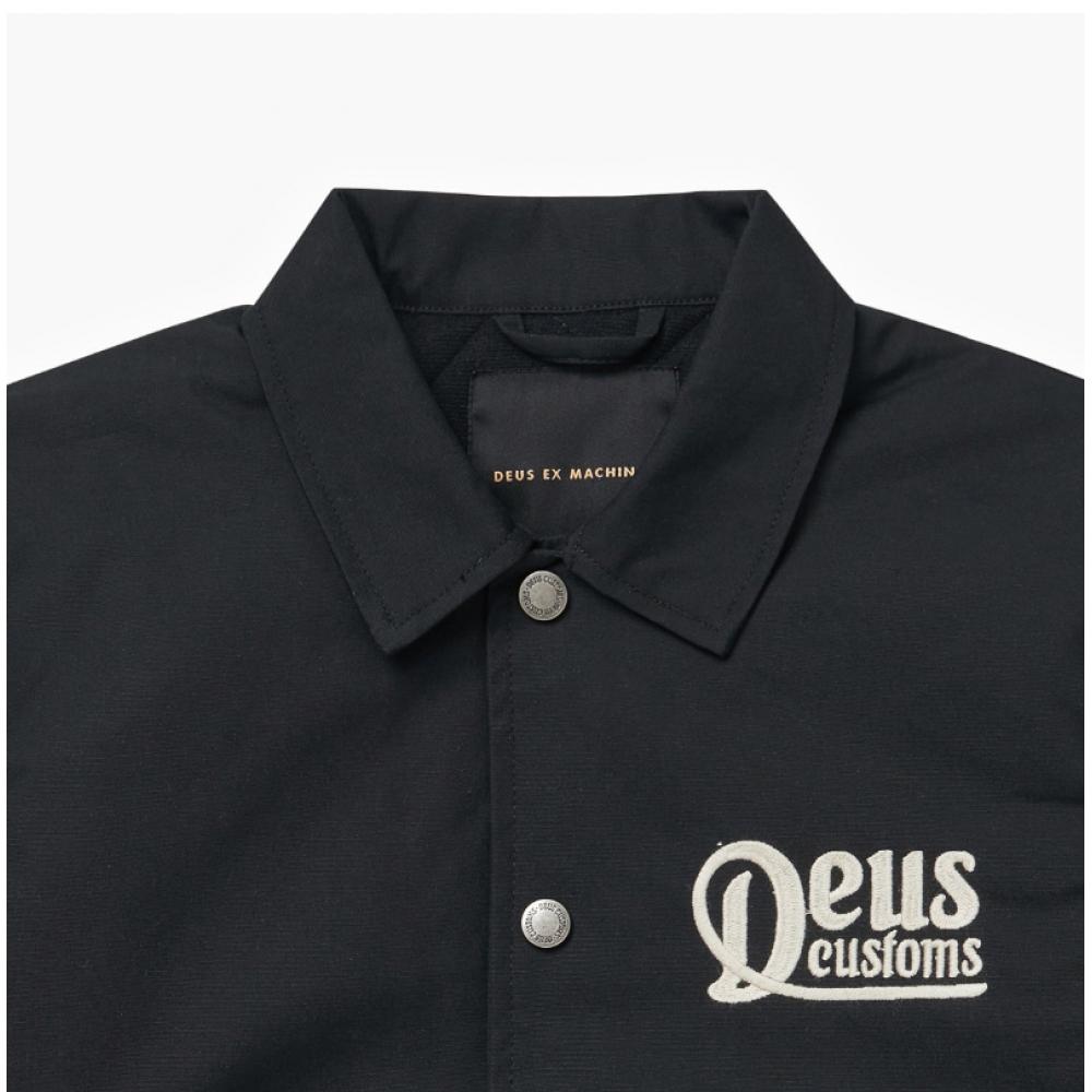 DeuS Ex Machina Biarritz AddreSS Coach Men S Jacket Dmf236996 Blk