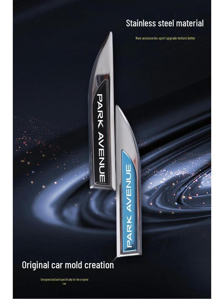 Universell Buick Sidomarkeringsblad Utseende 3D Självhäftande Dekorativ Klistermärke