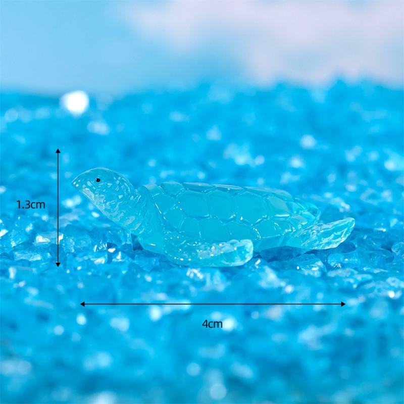 Turtle Decoration Handmade Resin Artwork Mini Home Decorations Highly Sought After Fish Tank Floral Moss Decoration Ornaments