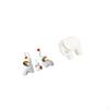 Ceramic Elephant Family Figurines Animal Sculptures Crafts for Desk Living Room Bedroom Collectible