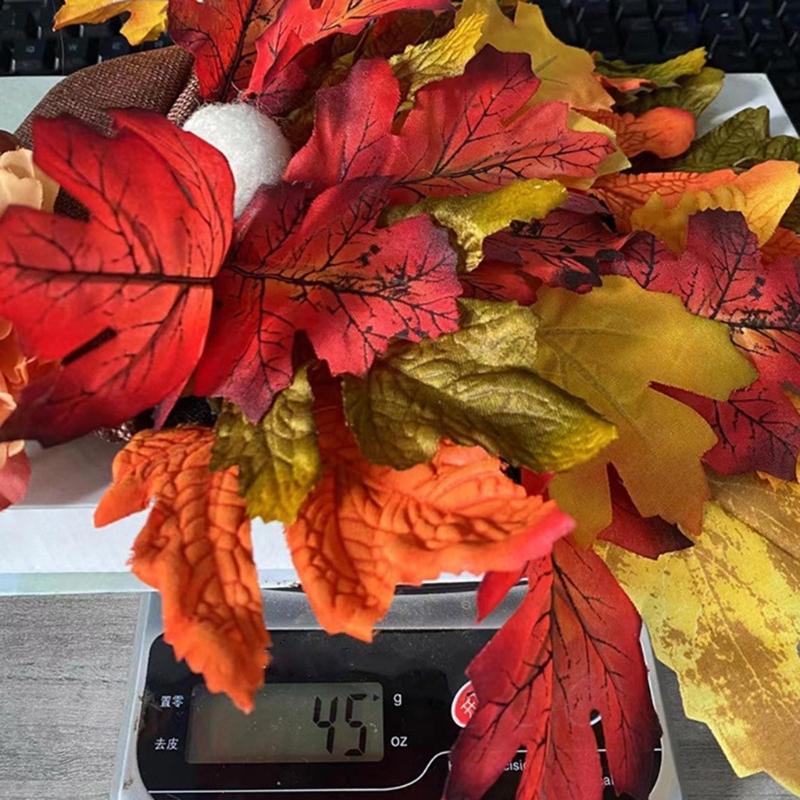 Cute Character Halloween Autumn Maple Leaf Door Ornaments Add Fun and Charm to Your Decors Perfect Centerpieces