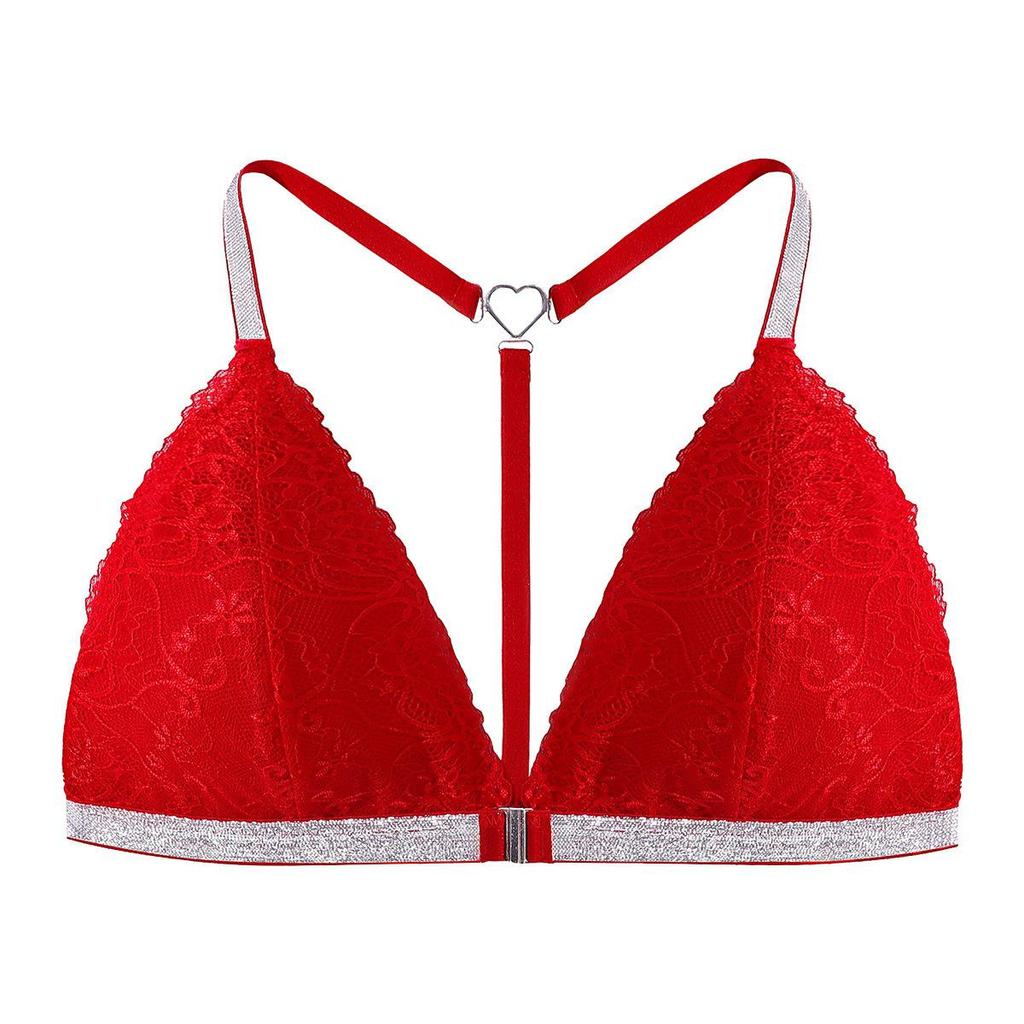 Sexy Lace Plus Size Push-Up Bra - Breathable, Beautiful Back Design for Big Busts 2026.