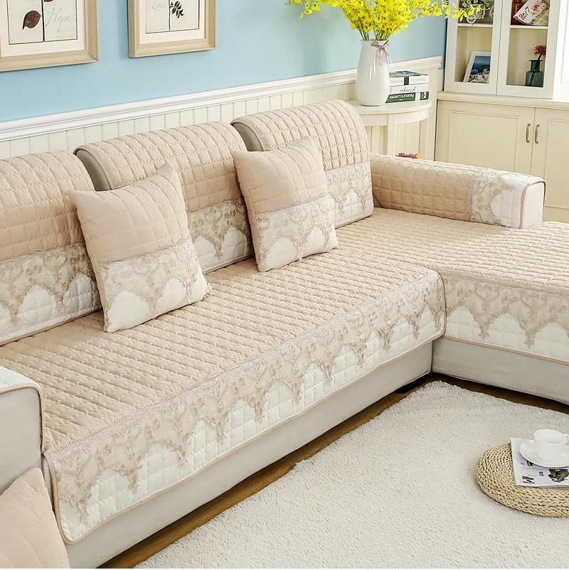 Plaid Non-slip Sofa Cover Protector Chaise Four Season Universal Stretch Corner Sofa Cushion Towel 1/2/3/4-seater  Cojines