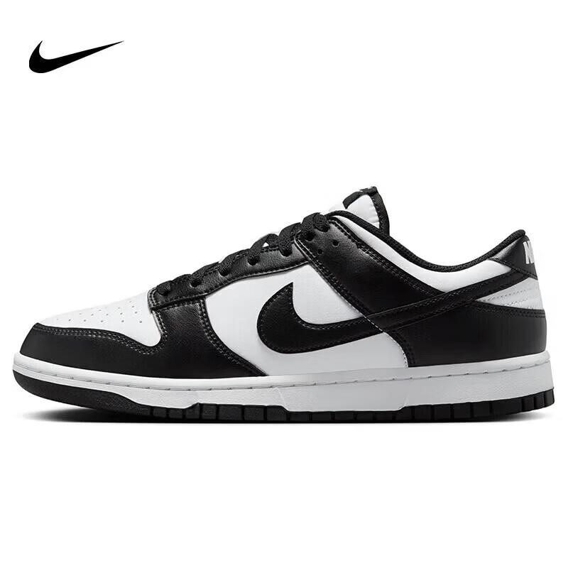 Nike Men's Dunk Retro Casual Sneakers HF5441-100 Black/White