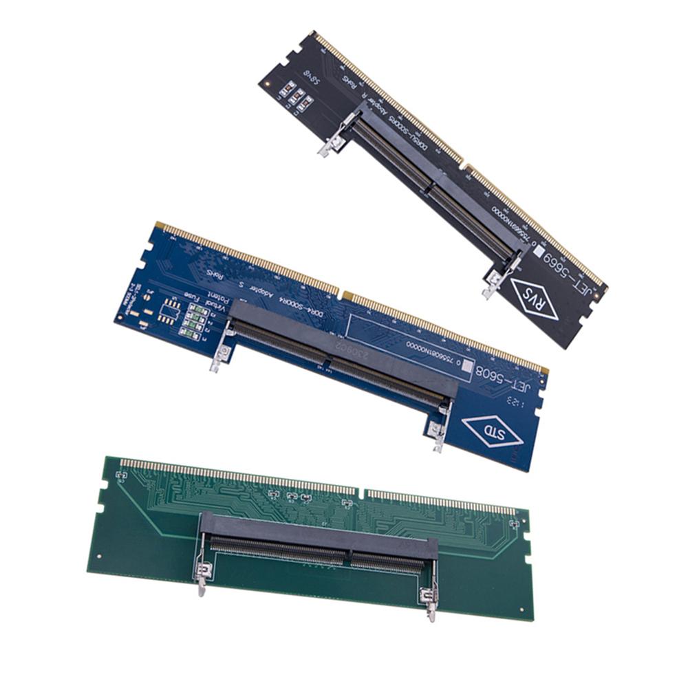 Tarjeta Adaptadora de Memoria para Portátil a Escritorio DDR3 DDR4 DDR5 Tarjeta SO-DIMM a PC DIMM Adaptador Conector RAM Mini Memory Stick