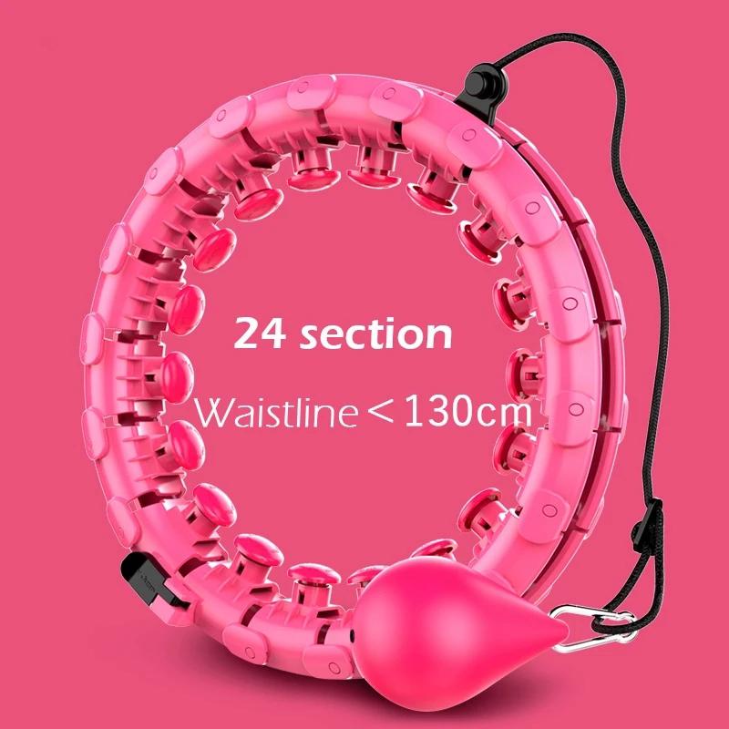 Abdomen Fitness Increase Beauty BOMTTY Weighted Intelligent Hoola Hoop for Adults Beginners Won‘t Fall Fit Ness Weight Loss and Massage 24 Knots Detachable Abdomen Fitness Increase Beauty BOMTTY Weighted Intelligent Hoola Hoop for Adults Beginners Won‘t Fall Fit Ness Weight Loss and Massage 24 Knots Detachable