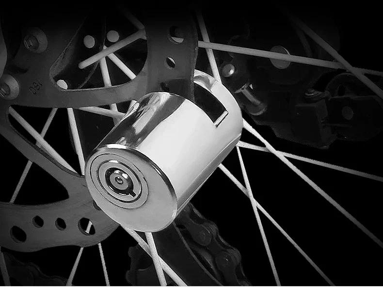 Motosiklet Disk Fren Kilidi - Motosiklet Bisiklet Scooter için Hırsızlık Önleyici Güvenlik Cihazı Taşınabilir Tekerlek Kilidi