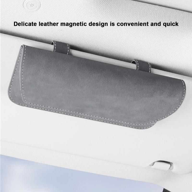 Car Glasses Case Sunglasses Storage Box 3 Colors Auto Interior Accessories Glasses Holder Sun Visors Automobiles 39mm Thickness