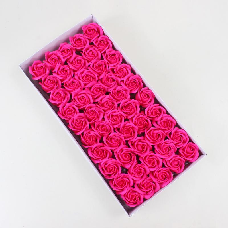 5 Stück/20 Stück Seifenrosenblume Hochzeit Wand Zuhause Garten Kranz Dekor Feiertagsparty DIY Geschenkbox Brautstrauß Handgelenksblume Teile