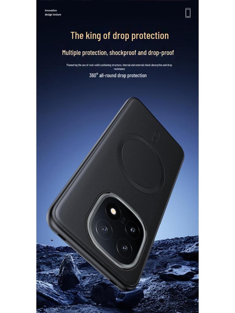 iQOO15 Anti-Drop Leather Phone Case - Sleek & Durable for Men