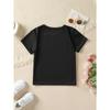 European Sizes Summer Fashion Girls Short Sleeve T-Shirt JUST A GIRL CATS Letter Print Casual Versatile