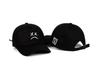 Crying face xxxtentacion baseball cap, European and American rap curved brim hat, outdoor leisure visor