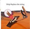Metal Guitar and Ukulele Capo for Acoustic and Folk Instruments