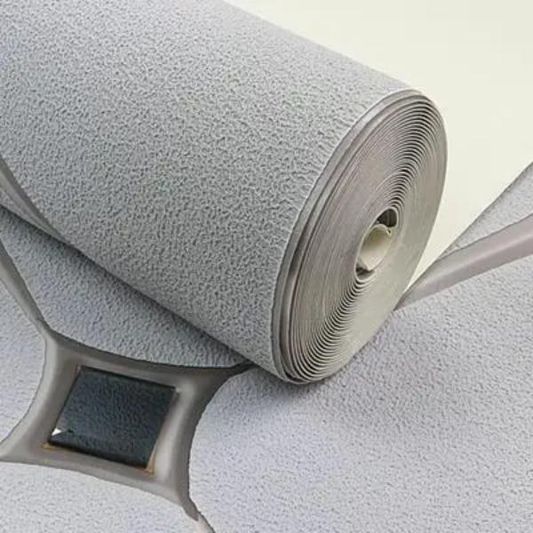 Grey Diamond Deerskin Velvet Thick Wallpaper Modern Simple TV Background Wall Living Room Diamond Non Woven Wallpaper Home Decor