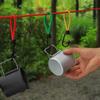 Ultralight Portable Foldable Aluminum Alloy Camping Cup - Outdoor Travel Picnic Coffee Tea Mug for Hiking Backpacking