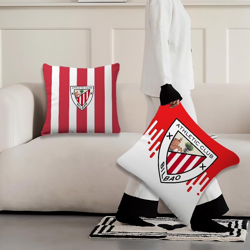A-Athletic Club Football Cushion Cover Cushion Room Bedroom Headboard Sofa Living Backrest Nap Time Pillow Case