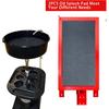 22" Oil Drain Splash Pad, Square No-Splatter Pad Oil Splash Pad, Black