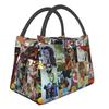 Pablo Picasso Weiße Katze Thermisch Isolierte Lunchtasche Damen Berühmtes Ölgemälde Tragbarer Lunchbehälter Multifunktionale Lebensmittelbox