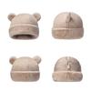 Winter Bear Ear Cap Warm Fisherman Cap Women Outdoor Basin Cap