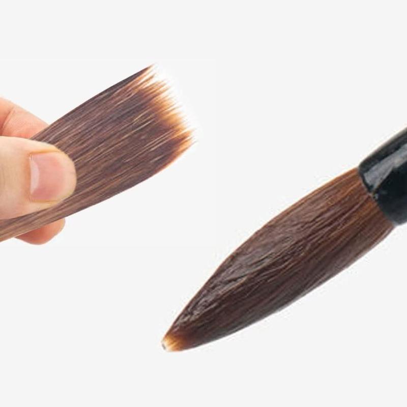 9Pcs Chinese Calligraphy Brush Watercolor Brush Liner Brush Set for Adult and Beginner Antithetical Couplet Writing