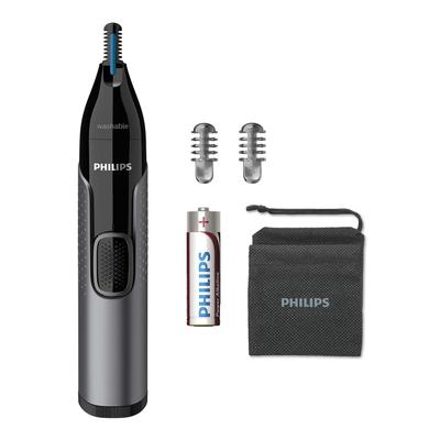 Trymer do nosa Philips dla i Srebrny (3-w-1 nos, uszy, brwi) NT3650/16 Czarny/Metaliczny