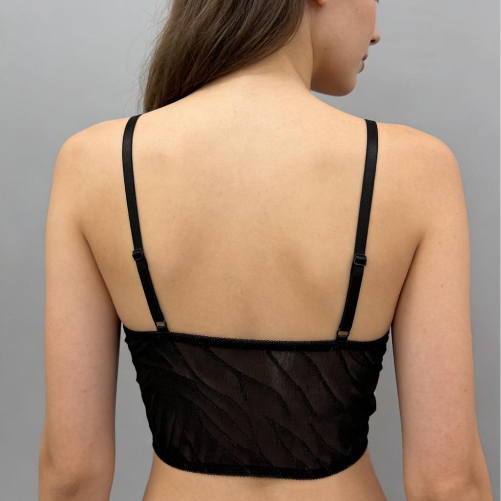 Dark Gothic Milk Silk Patchwork Corset Cami with Bat Cup Bra