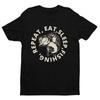 EAT SLEEP FISHING REPEAT Funny Fishrtman T Shirt Dad Grandad Gift Idea Angling