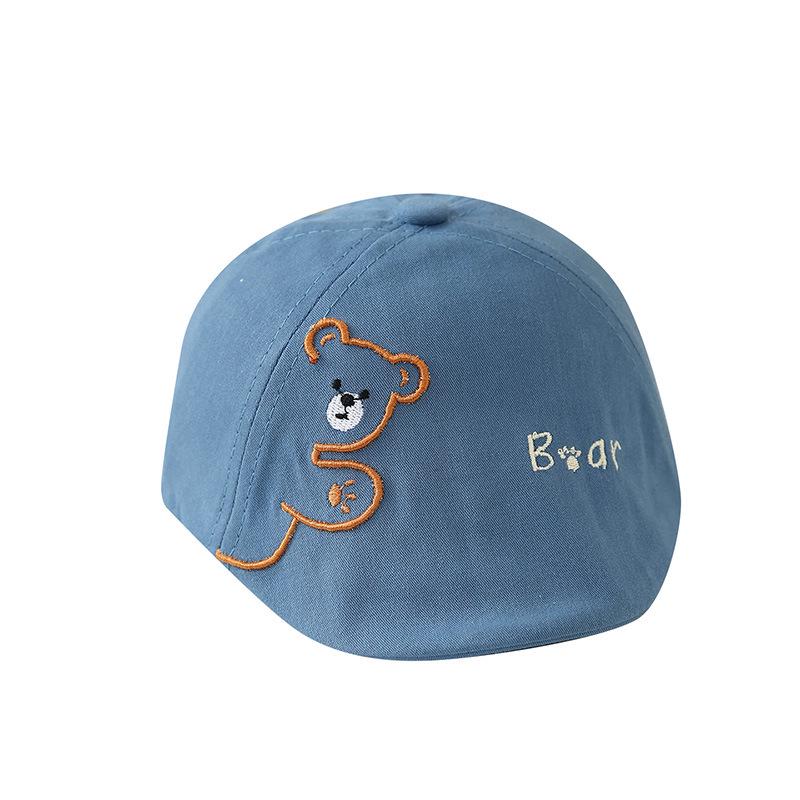 Children's Spring & Autumn Korean-Style Versatile Beret Hat - Trendy Duckbill Cap for Boys & Girls