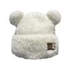 Winter cute cartoon plush hat bear ears wool hat female warm thickened ear protector knitted hat student