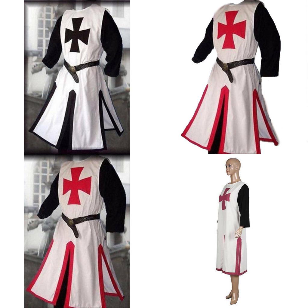Deluxe Polyester Medieval Knight Long Sleeve Outfit Cosplay Costume