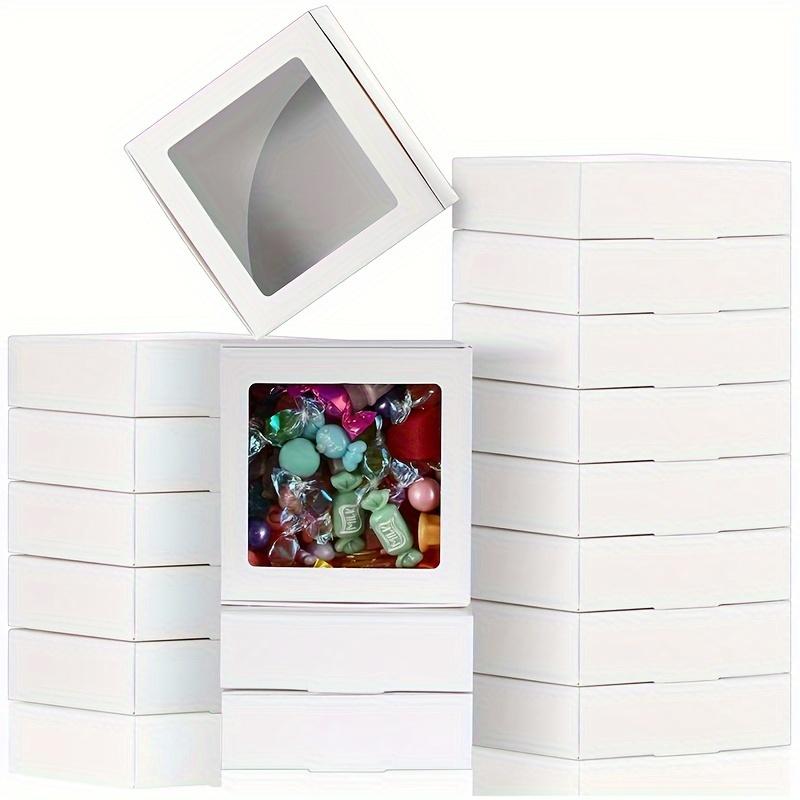 Scatole Finestra Mini in Carta Kraft (30 pezzi/Set), Scatole Regalo per Confezionare Sapone Fatto in Casa & per Eventi