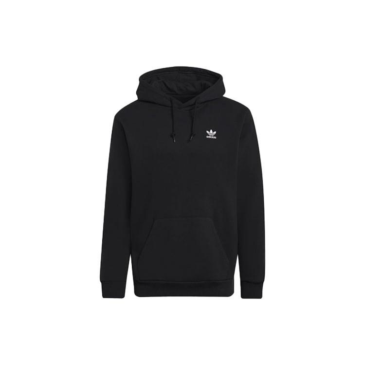 adidas originals Solid Color Small Label Fleece Lined Hoodie  Black  Men s H34652 S