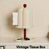 2pcs Double Layered Elegant Tissue Box with Lid Dust Proof Retro Design Living room Tissue Box Key Jewelry Organizer