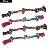 1pc Dog Toy Carrot Knot Rope Ball Cotton Rope Dumbbell Puppy Cleaning Teeth Chew Toy Durable Braided Bite Resistant Pet Supplies 5
