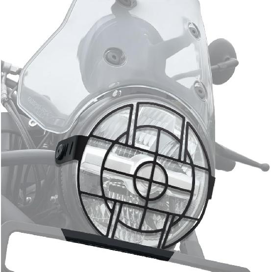 Headlight Guard Grille Cover Fit for Himalayan 450/Guerrilla 450 | Steel Construction, Protects Headlight from Debris/Impacts, Uses Original Screws,