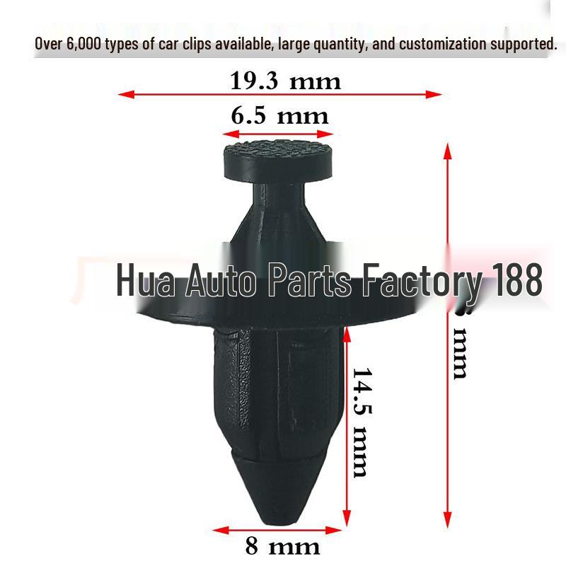 Volvo Decorative Panel Bumper Liner Nylon Rivet Clip