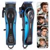Solimpia Elektrischer Haarschneider Salon Professionell Intelligente Klinge Mikro-Einstellung Pompadour Carving Trimmer