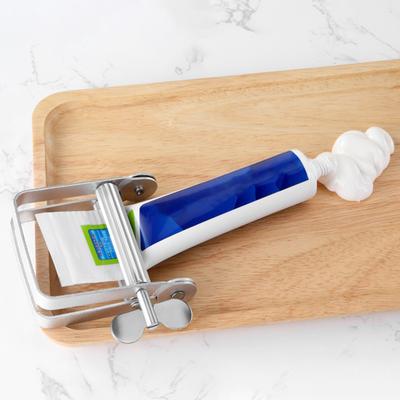 Aluminiumlegierung Quetscher Zahnpasta Spender Kompaktes Design Tragbarer Zahnpasta Tuben Ausdrücker Handroller