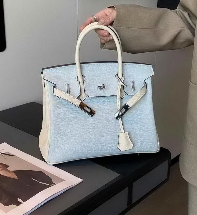 

Женская сумка из натуральной кожи, сумка из натуральной воловьей кожи, подходящая по цвету, женская сумка-тоут европейского и американского производства 20x10x16cm