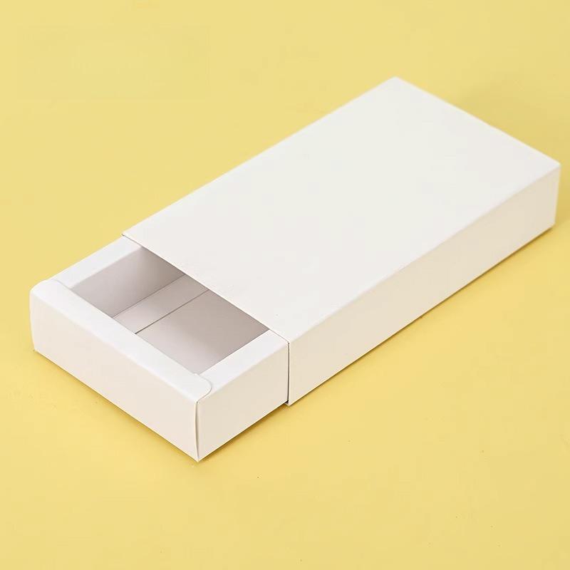 With Clear PVC Window Delicate Drawer Display  Kraft Paper Gift Packing Case Wedding Party Cookie Candy Boxes Anniversary Birthday Gift Boxes 10pcs