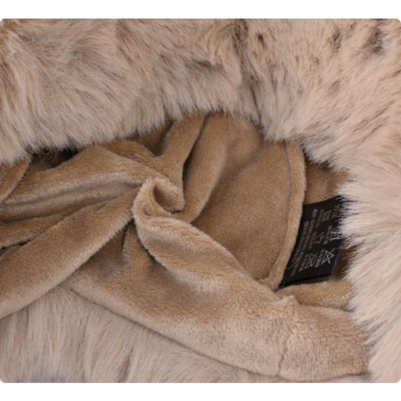 Autumn Women's Antler Plush Thickened Thunderbolt Hat Winter Big Head Circumference Outdoor Cold Fashion Ear Protection Cap