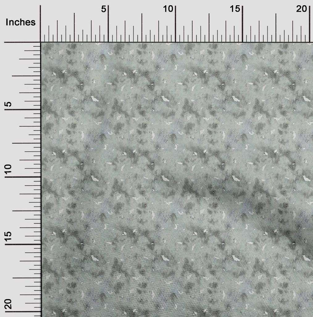 oneOone Cotton Flex Dusty Gray Fabric Tie Dye Quilting Supplies Print Sewing Fabric By The Yard 40 Inch