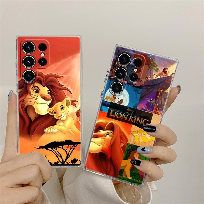 The Lion King Disney Transparent Case For Samsung Galaxy S26 S25 Ultra S24 S22 S26 Plus S20 S23 S21 S25 FE S24 5G Clear Cover