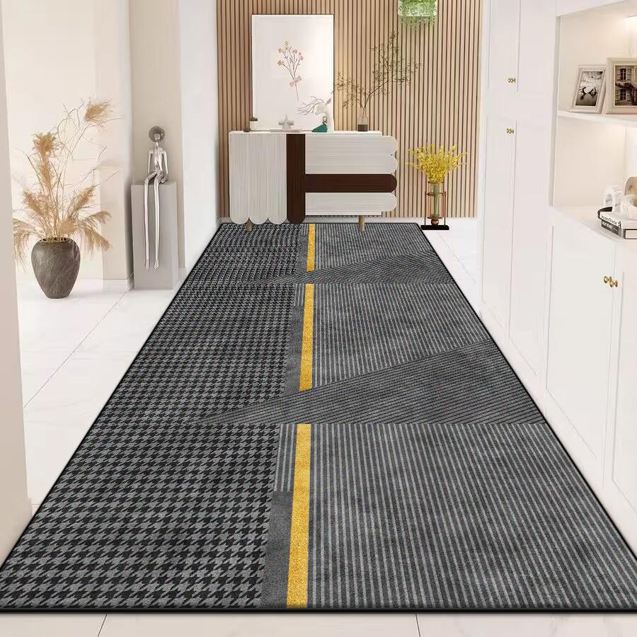 

Современный длинный ковер для коридора, домашний нескользящий коврик для лестницы, ковровая дорожка для прохода в холле отеля, моющийся декор для комнаты, напольные коврики, настраиваемый 160*200cm