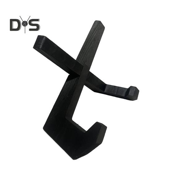 Wooden Cookbook Holder Kitchen Countertop Black Solid Wood Recipe Book Vinyl Record Plate Display Stand Desktop Decoration